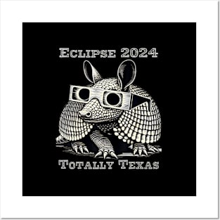 Eclipse 2024 Totally Texas Posters and Art